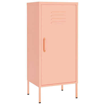 vidaXL Lagerschrank Rosa 42,5x35x101,5 cm Stahl
