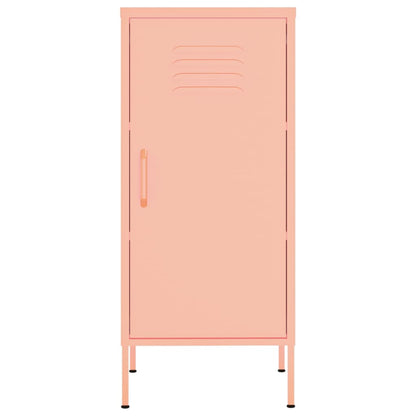 vidaXL Lagerschrank Rosa 42,5x35x101,5 cm Stahl