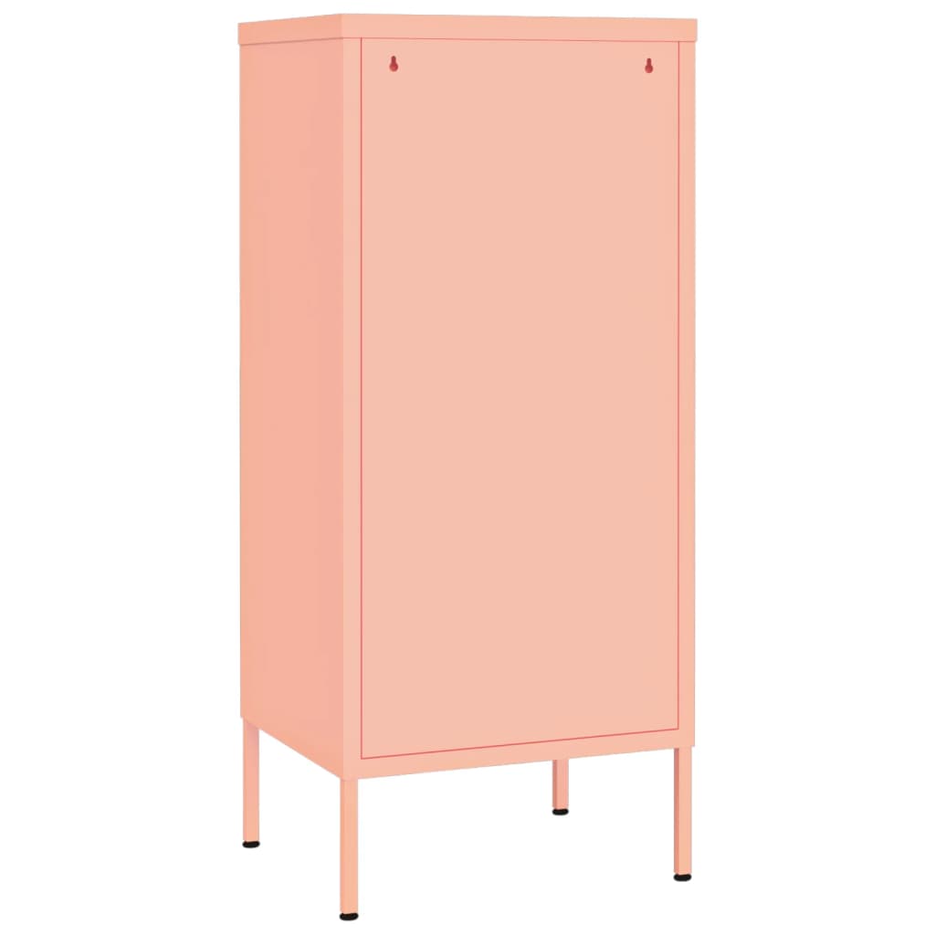 vidaXL Lagerschrank Rosa 42,5x35x101,5 cm Stahl