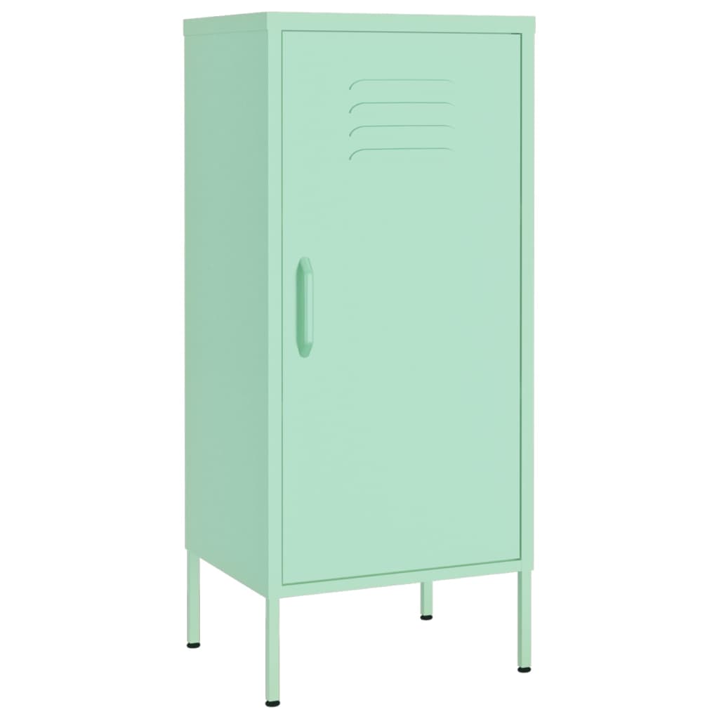 vidaXL Lagerschrank Minzgrün 42,5x35x101,5 cm Stahl