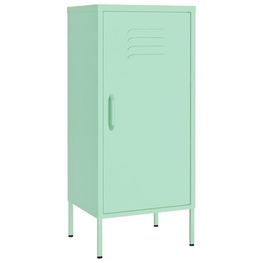vidaXL Lagerschrank Minzgrün 42,5x35x101,5 cm Stahl