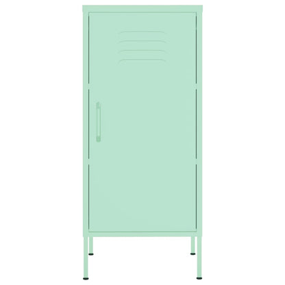 vidaXL Lagerschrank Minzgrün 42,5x35x101,5 cm Stahl