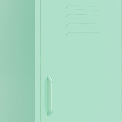 vidaXL Lagerschrank Minzgrün 42,5x35x101,5 cm Stahl