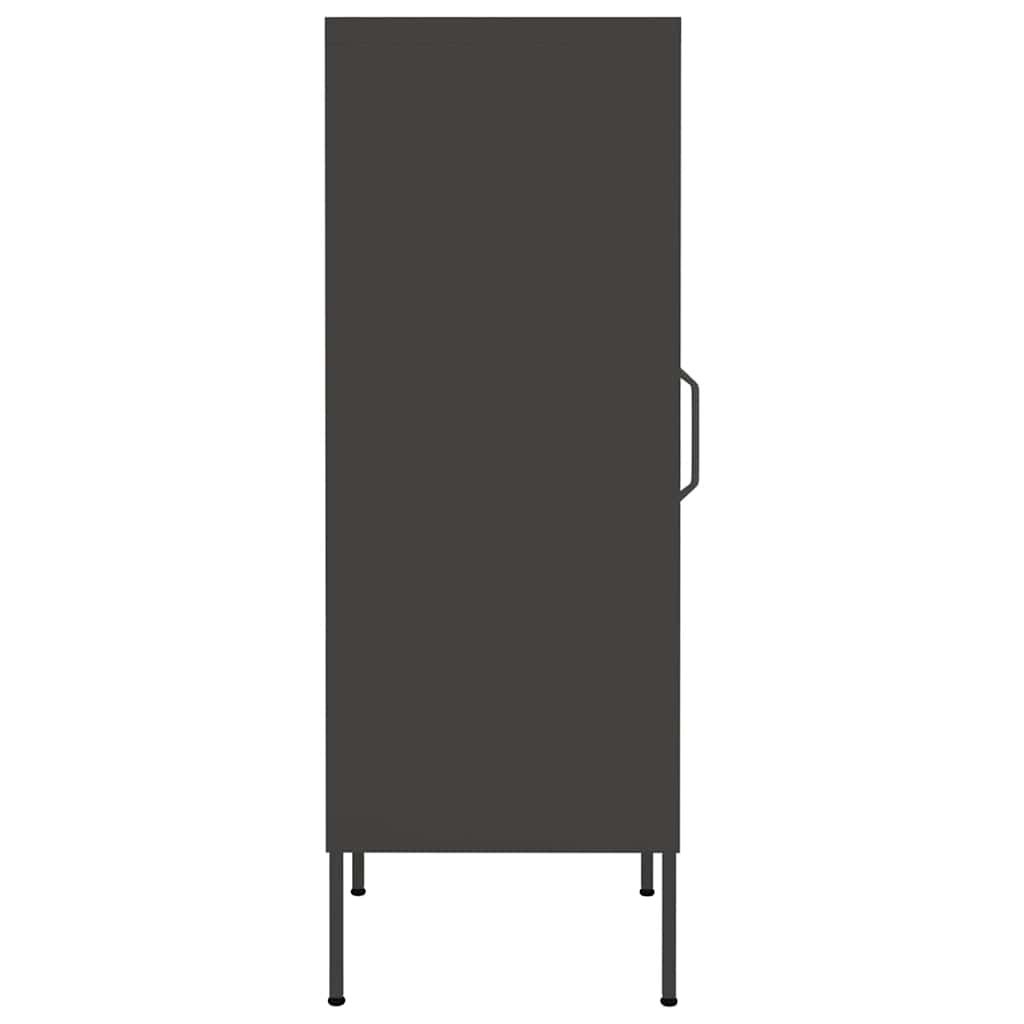vidaXL Armoire de rangement anthracite 42,5x35x101,5 cm acier