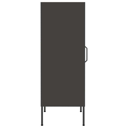 vidaXL Armoire de rangement anthracite 42,5x35x101,5 cm acier