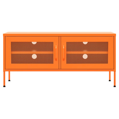 vidaXL TV-Schrank Orange 105x35x50 cm Stahl