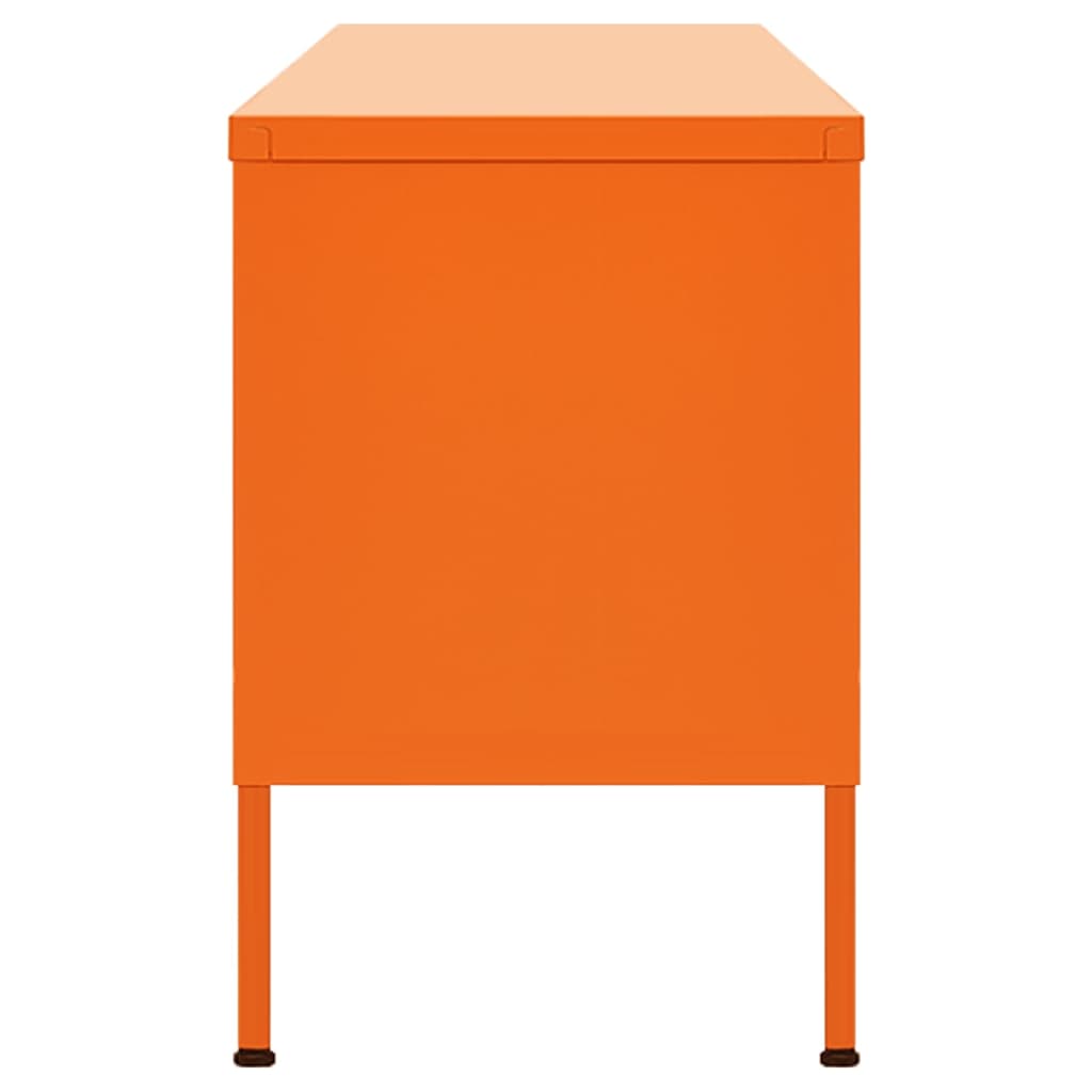 vidaXL TV-Schrank Orange 105x35x50 cm Stahl