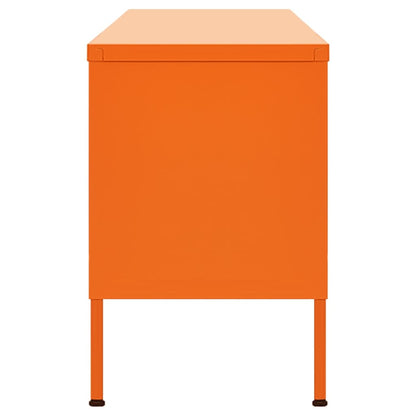 vidaXL TV-Schrank Orange 105x35x50 cm Stahl