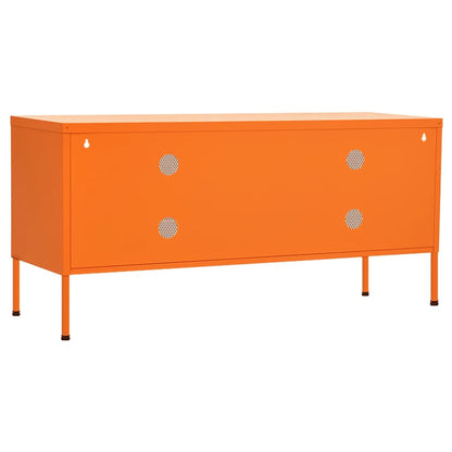 vidaXL TV-Schrank Orange 105x35x50 cm Stahl