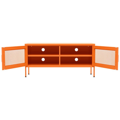 vidaXL TV-Schrank Orange 105x35x50 cm Stahl