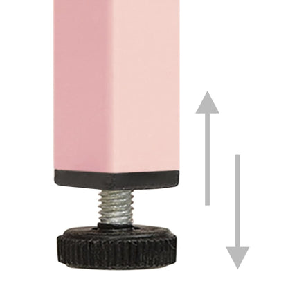 vidaXL Meuble TV rose 105x35x50 cm acier