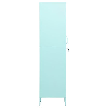 vidaXL Schließfachschrank Minzgrün 35x46x180 cm Stahl