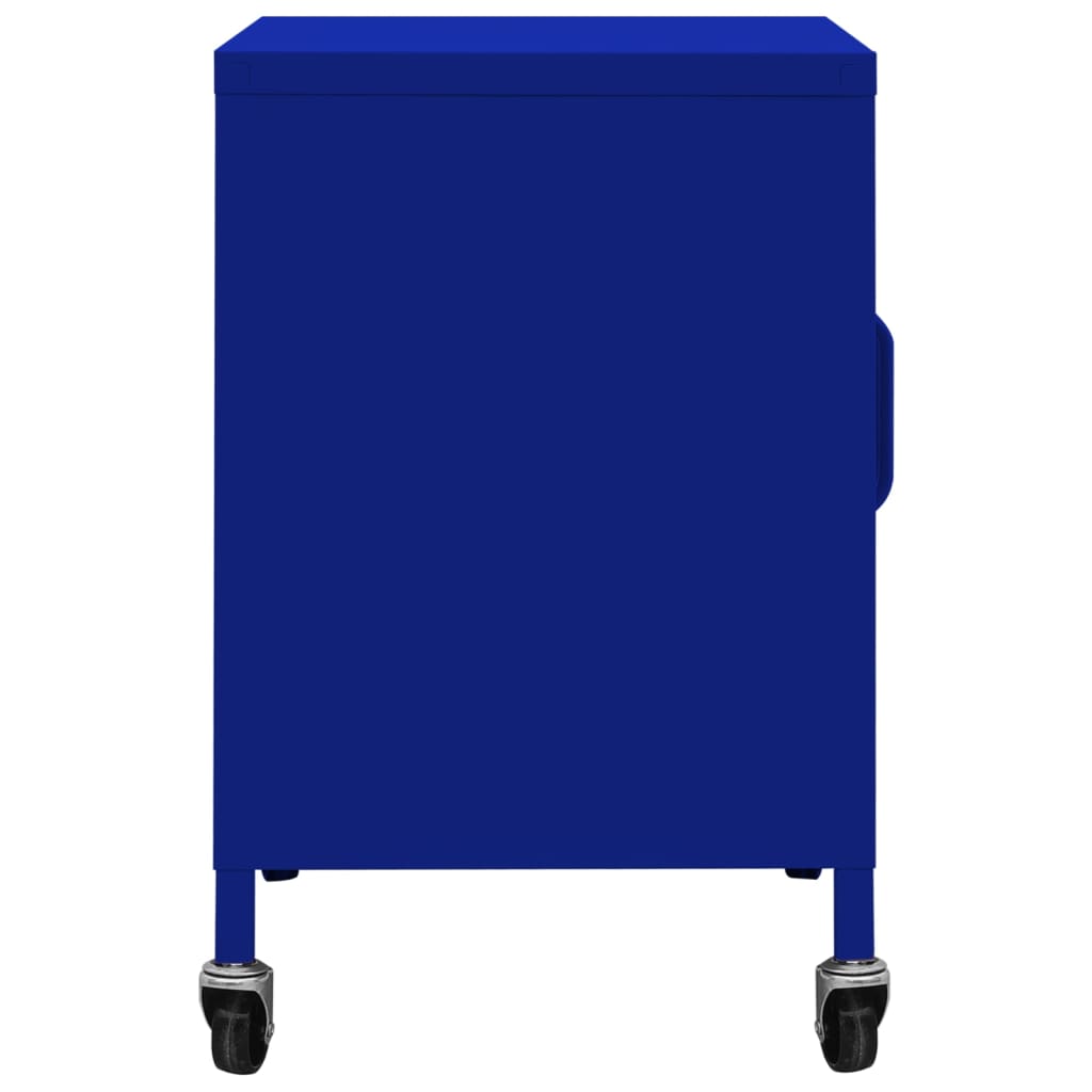 vidaXL Lagerschrank Marineblau 60x35x56 cm Stahl