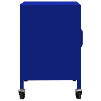 vidaXL Lagerschrank Marineblau 60x35x56 cm Stahl