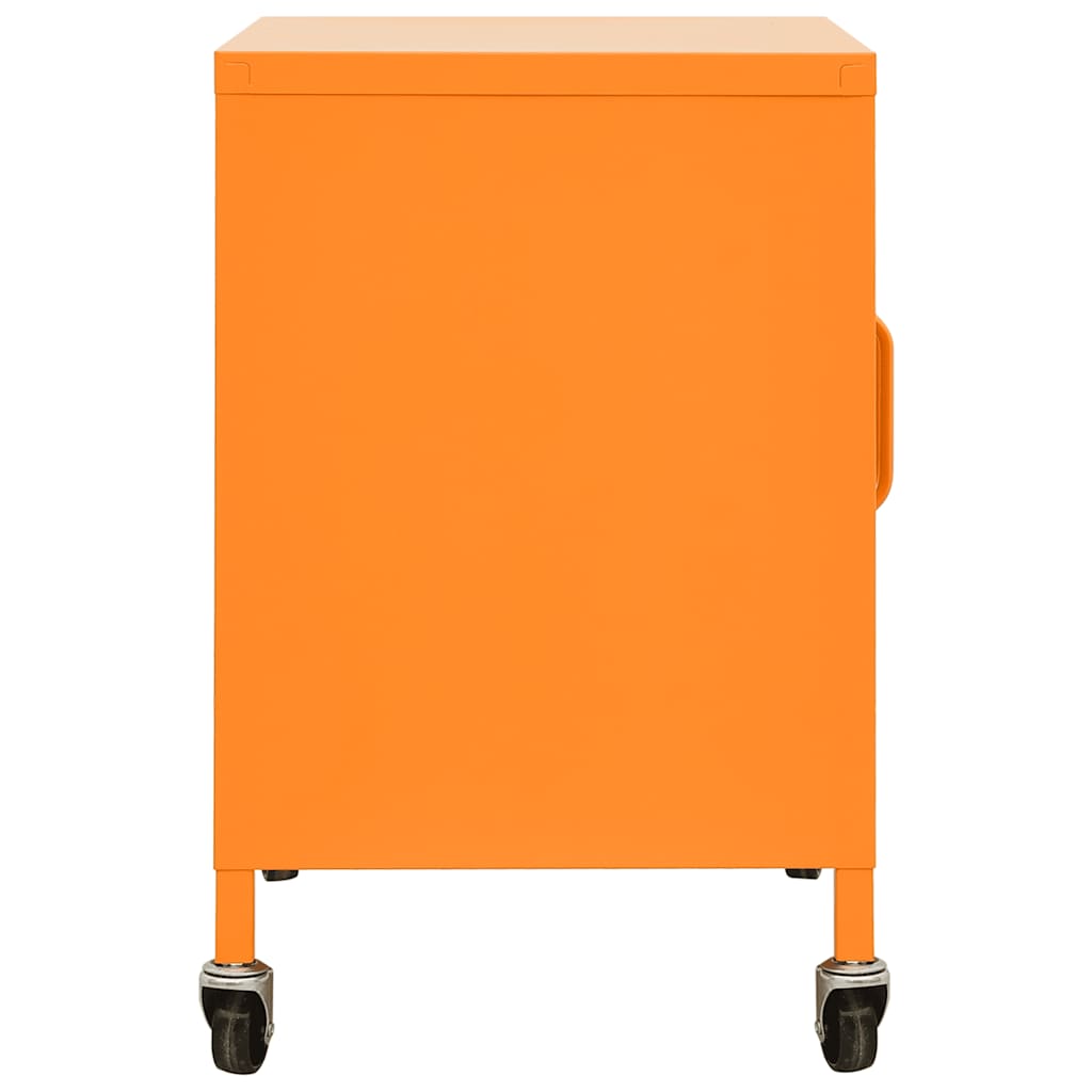 vidaXL Lagerschrank Orange 60x35x56 cm Stahl