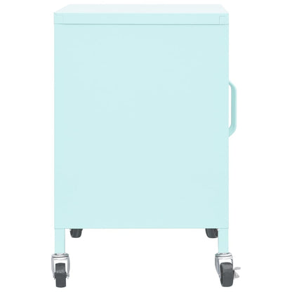 vidaXL Lagerschrank Mintgrün 60x35x56 cm Stahl