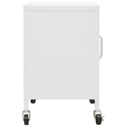 vidaXL Lagerschrank Weiß 60x35x56 cm Stahl