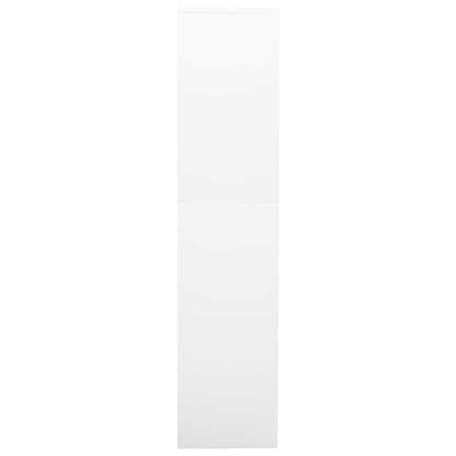 vidaXL Büroschrank Weiß 90x40x180 cm Stahl