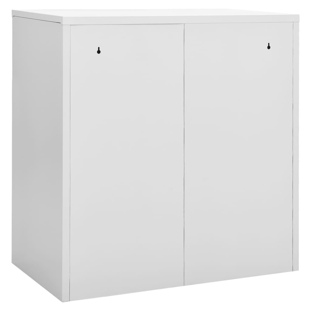 vidaXL Schließfachschrank Hellgrau 90x45x92,5 cm Stahl