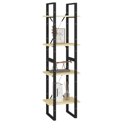 vidaXL Étagère à 4 niveaux 40x30x140 cm Bois de pin massif