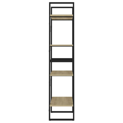 vidaXL Bibliothèque 4 étagères Chêne sonoma 60x30x140 cm Bois d'ingénierie