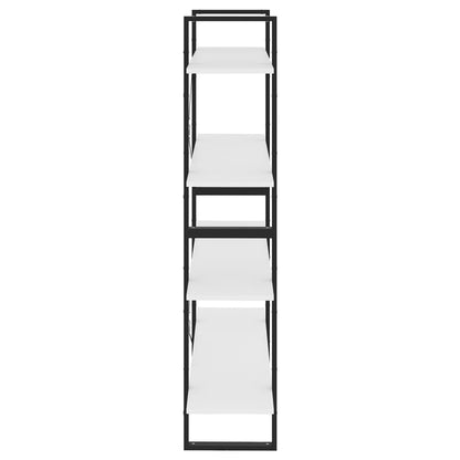 vidaXL Bibliothèque 4 étagères Blanc 100x30x140 cm Bois d'ingénierie