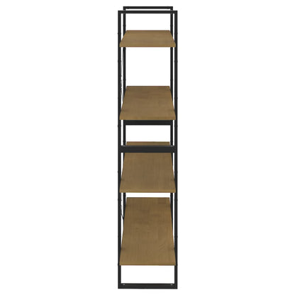 vidaXL Bücherregal 4 Fächer 100x30x140 cm Massivholz Kiefer
