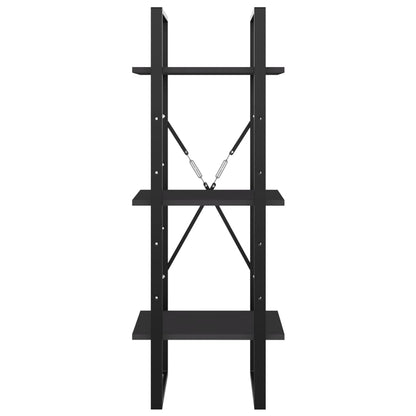 vidaXL Bücherregal 3 Fächer Grau 40x30x105 cm Holzwerkstoff
