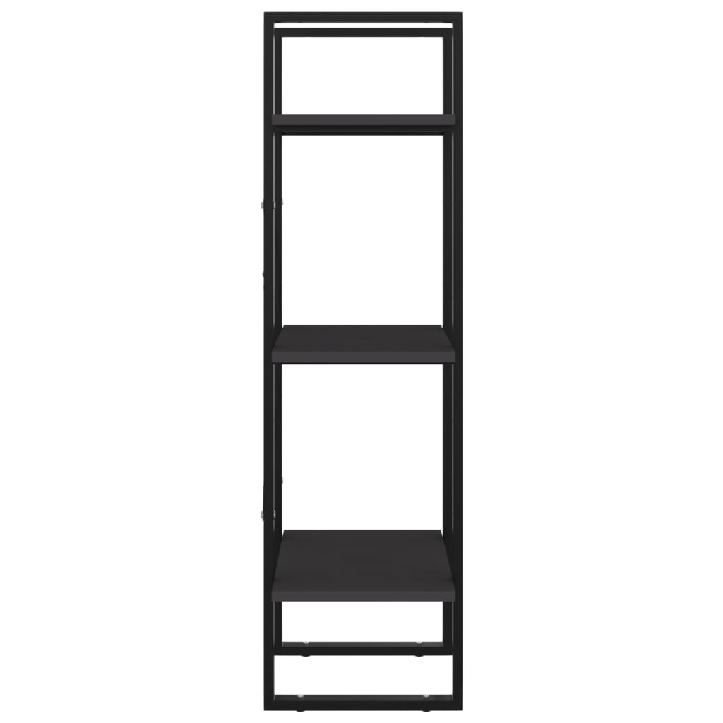 vidaXL Bücherregal 3 Fächer Grau 40x30x105 cm Holzwerkstoff