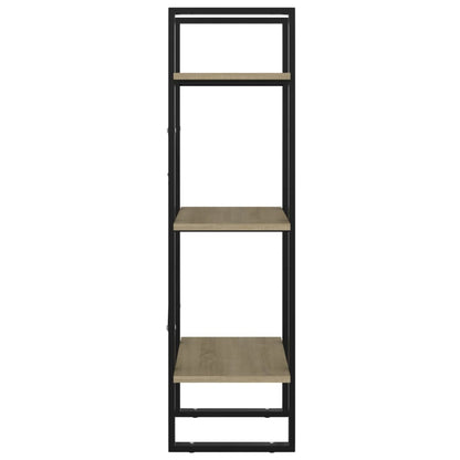 vidaXL Bibliothèque à 3 compartiments Chêne Sonoma 40x30x105 cm Bois d'ingénierie