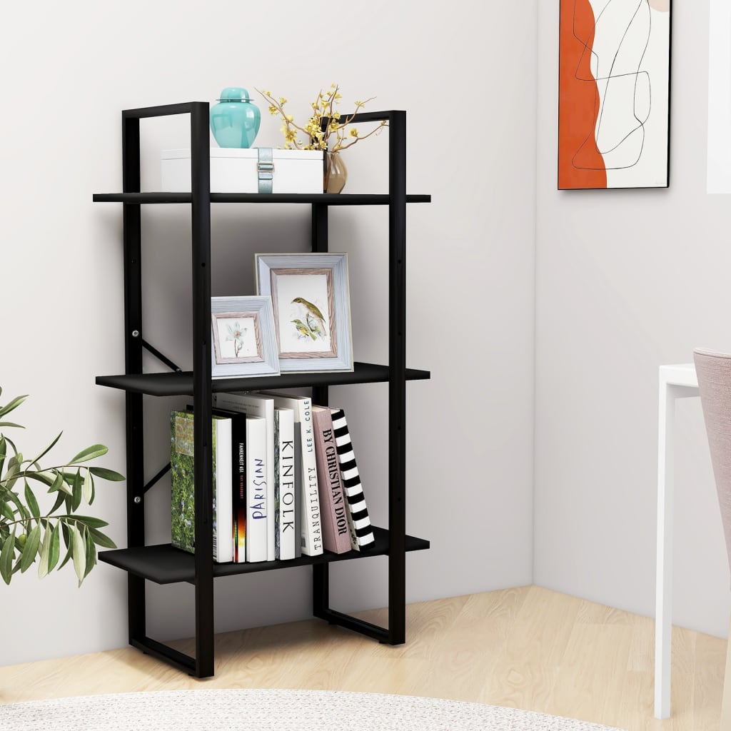 vidaXL Lagerregal Schwarz 60x30x105 cm Holzwerkstoff