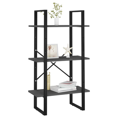 vidaXL Lagerregal Grau 60x30x105 cm Holzwerkstoff