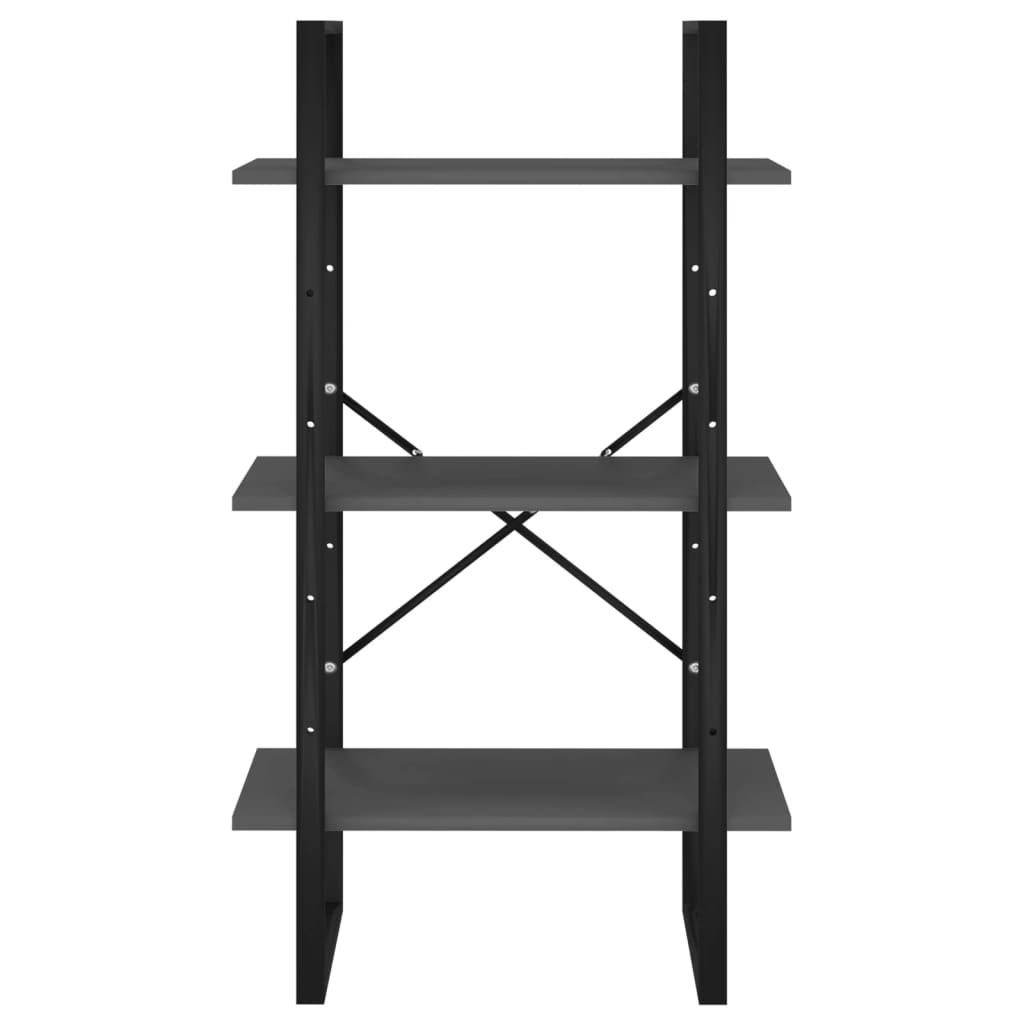 vidaXL Lagerregal Grau 60x30x105 cm Holzwerkstoff