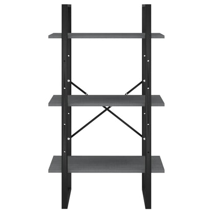 vidaXL Étagère sur pied gris 60x30x105 cm bois de pin massif