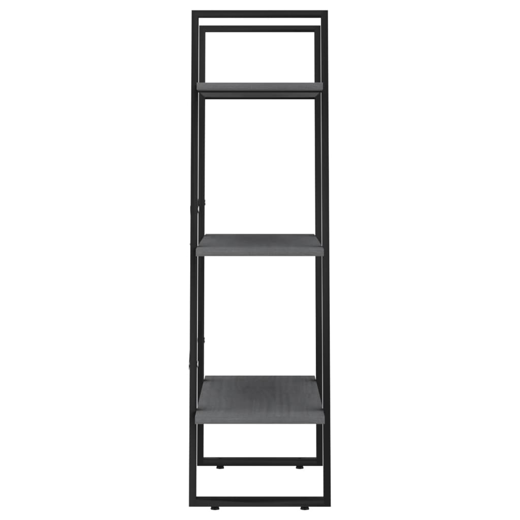 vidaXL Étagère sur pied gris 60x30x105 cm bois de pin massif