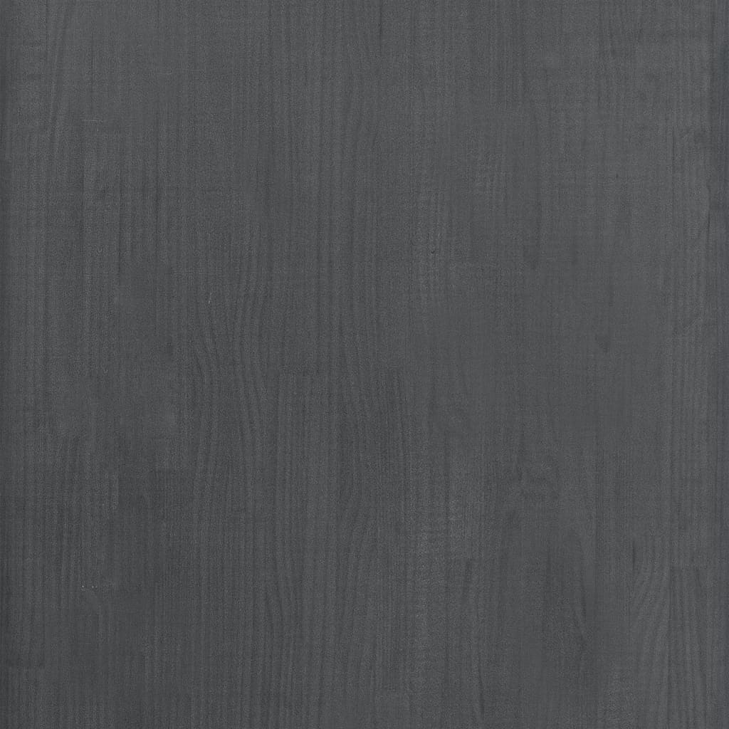 vidaXL Étagère sur pied gris 60x30x105 cm bois de pin massif