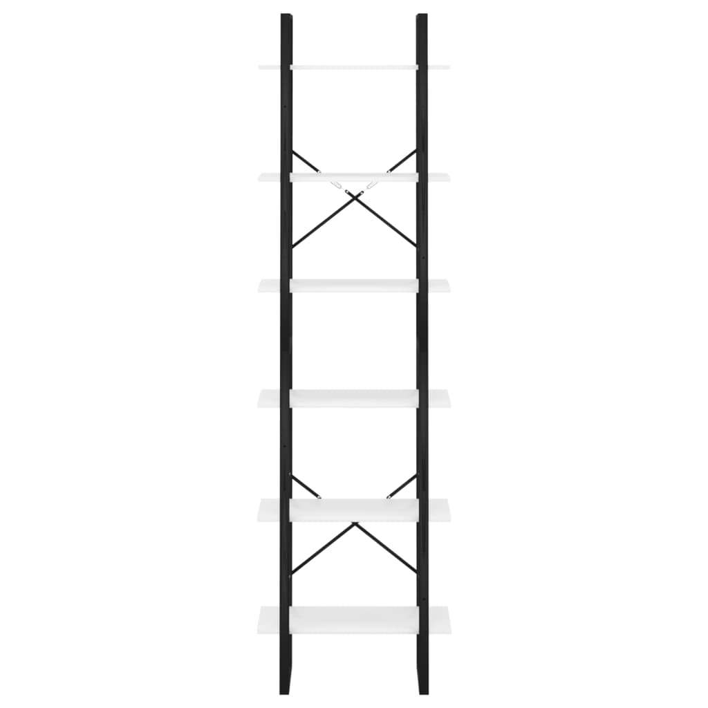 vidaXL Lagerregal Weiß 60x30x210 cm Holzwerkstoff