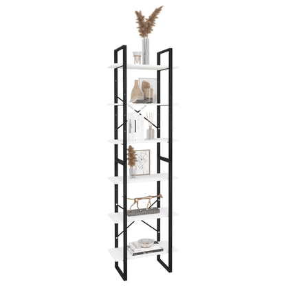 vidaXL Lagerregal Weiß 60x30x210 cm Holzwerkstoff