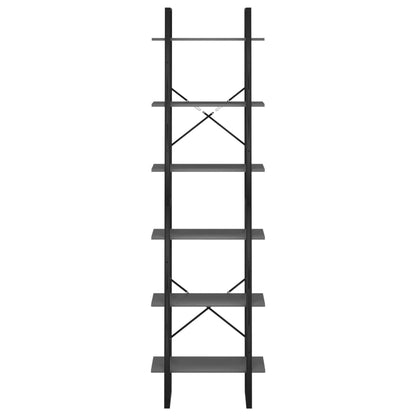 vidaXL Lagerregal Grau 60x30x210 cm Holzwerkstoff