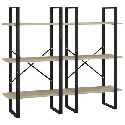 vidaXL Lagerregal Sonoma-Eiche 60x30x210 cm Holzwerkstoff