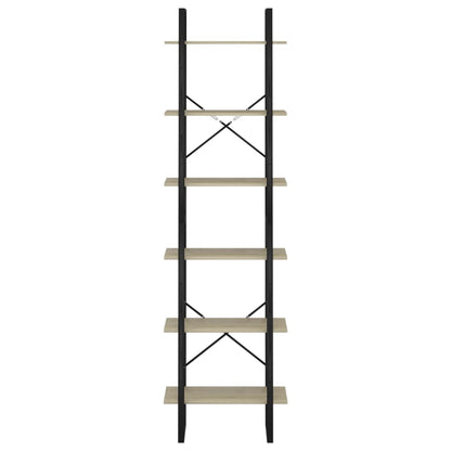 vidaXL Lagerregal Sonoma-Eiche 60x30x210 cm Holzwerkstoff