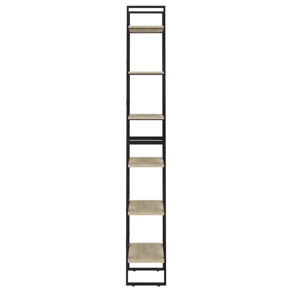 vidaXL Lagerregal Sonoma-Eiche 60x30x210 cm Holzwerkstoff