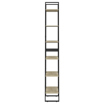 vidaXL Lagerregal Sonoma-Eiche 60x30x210 cm Holzwerkstoff