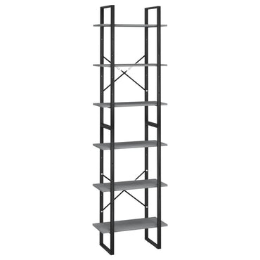 vidaXL Étagère de rangement Gris 60x30x210 cm Bois de pin massif