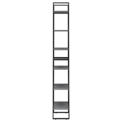 vidaXL Étagère de rangement Gris 60x30x210 cm Bois de pin massif