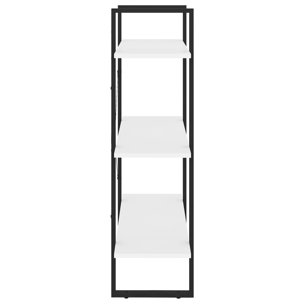 vidaXL Bücherregal Weiß 80x30x105 cm Holzwerkstoff