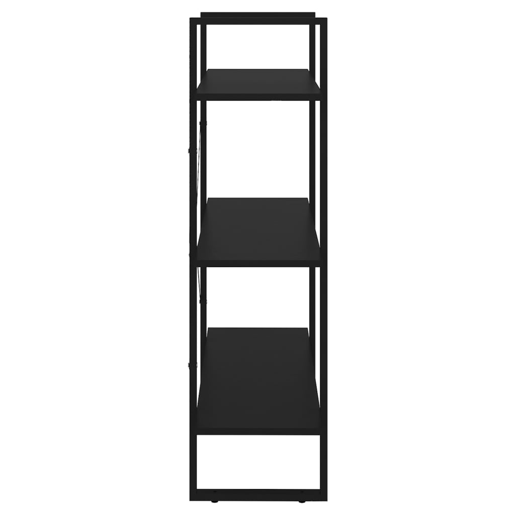 vidaXL Bibliothèque Noir 80x30x105 cm Bois d'ingénierie