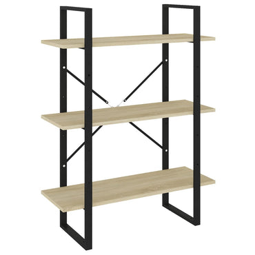 vidaXL Bücherregal Sonoma-Eiche 80x30x105 cm Holzwerkstoff