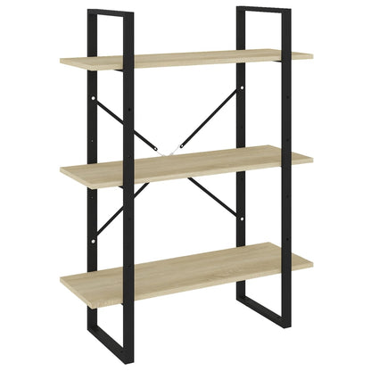 vidaXL Bibliothèque chêne sonoma 80x30x105 cm Aggloméré