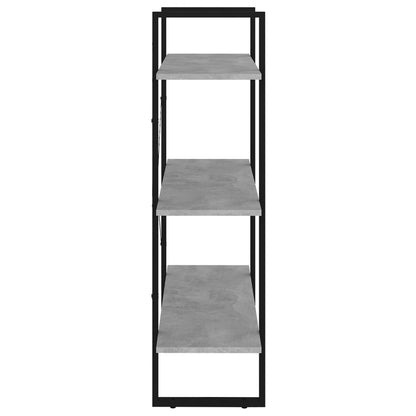 vidaXL Bibliothèque Gris Ciment 80x30x105 cm Bois d'ingénierie